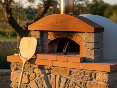Forno Pizza Party 80 a legna con camera ellittica in refrattario